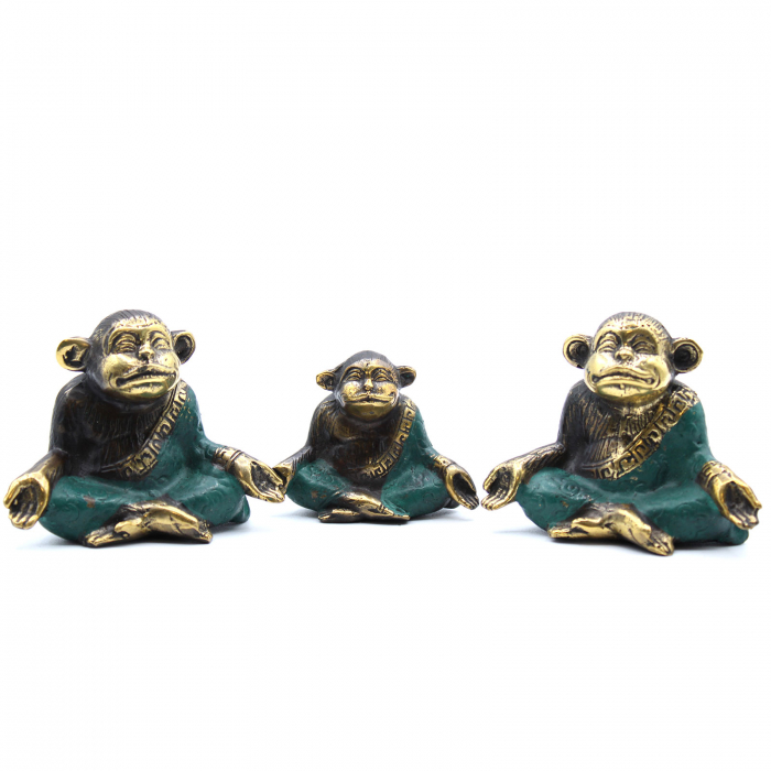 Set Figurine Feng Shui, 3 Maimute din Alama [1]