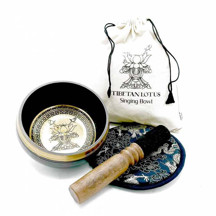 Set Bol Tibetan - 14cm - Floare de Lotus [1]