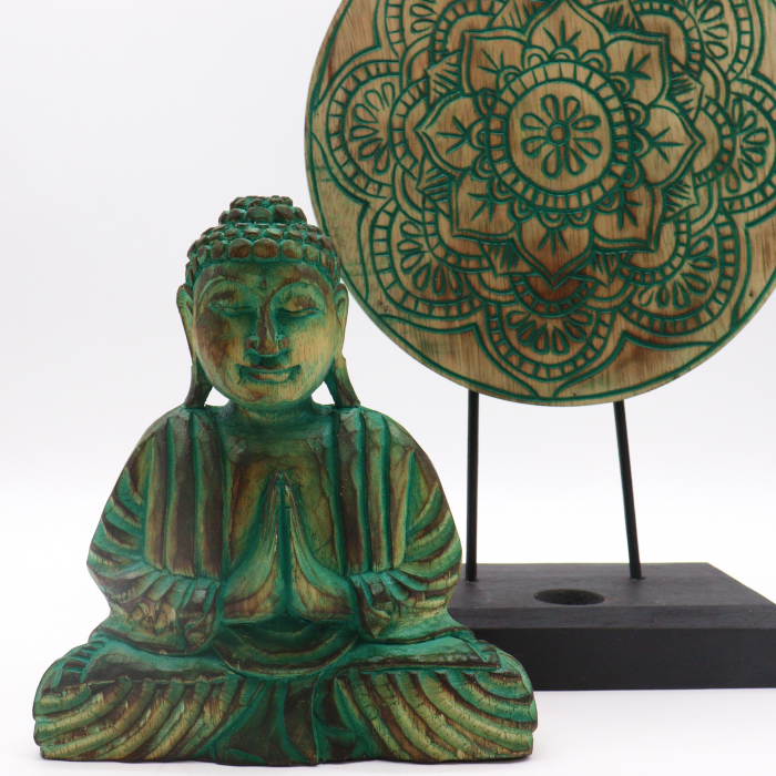 Set Decoratiune Buddha Feng Shui, Mandala Verde [3]