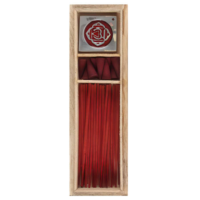 Set Betisoare si Conuri Parfumate, Capsuni, Chakra Radacina [2]