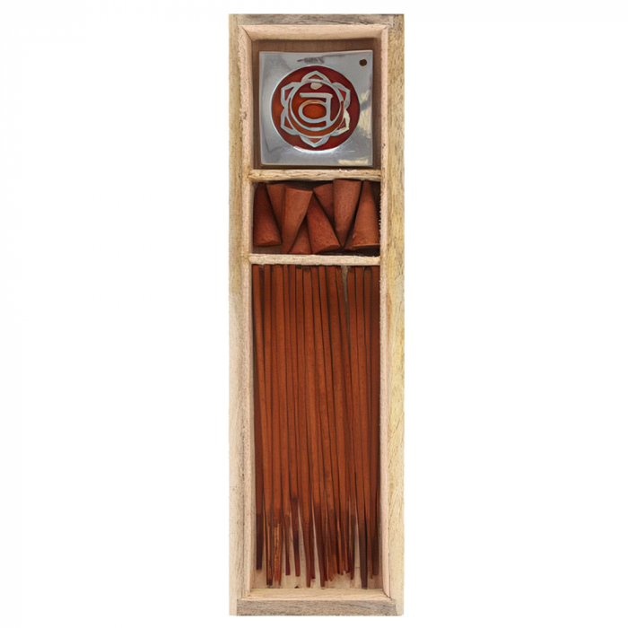 Set Betisoare si Conuri Parfumate, Portocala, Chakra Sacrala [2]