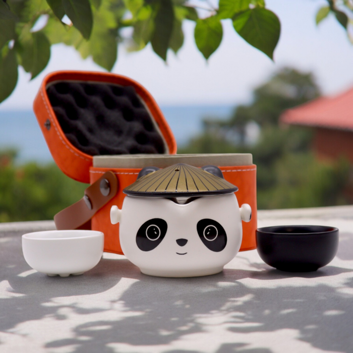 Set Ceainic cu Infuzor, 2 Cesti si Geanta de transport, Kung Fu Panda [2]