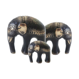Set 3 Figurine, Elefanti Feng Shui, Alama [1]
