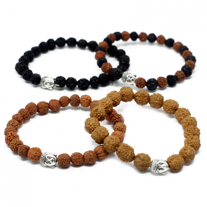 Set 4 Bratari Barbatesti, Rudraksha Buddah [1]