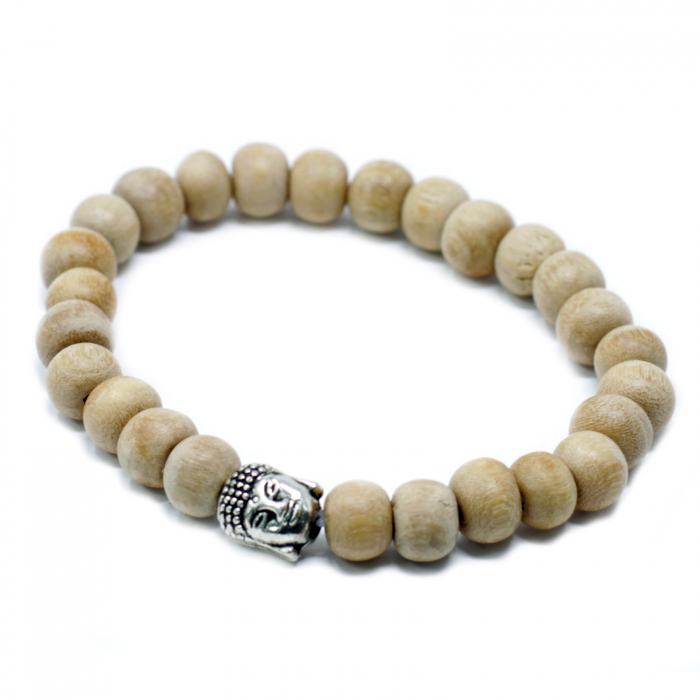 Bratara Buddha cu Margele Parfumate de Santal [1]