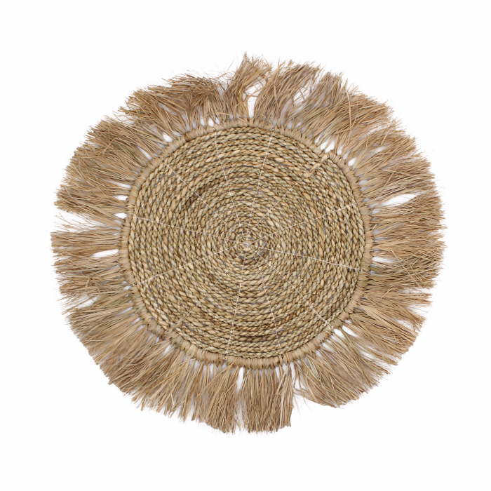 Set 6 decoratiuni de perete din rafie Abu-Abu [4]