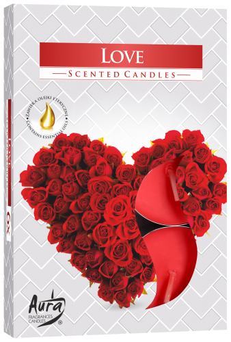 Set 6 lumanari parfumate "Love", tip pastila [1]