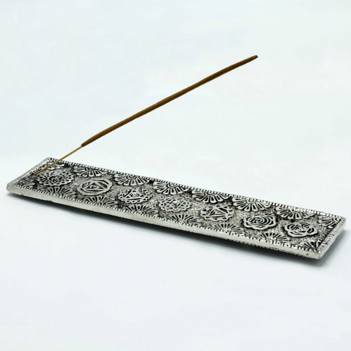 Suport Betisoare Parfumate - 7 Chakre, Aluminiu, 23 cm [2]
