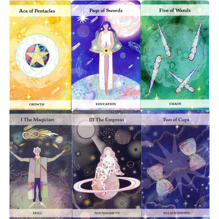 Set 78 Carti Tarot, The Moon & Stars – Jayne Wallace [2]