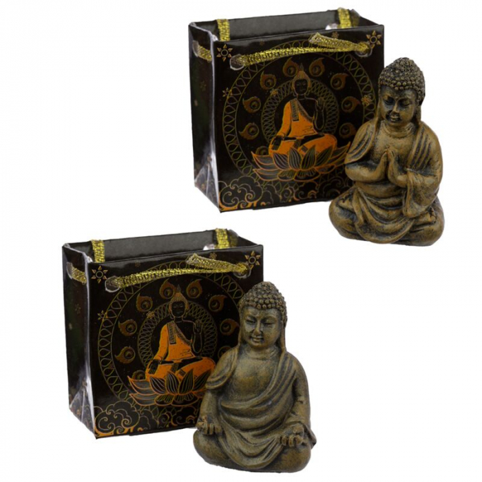 Figurina Thai Mini Buddha cu ambalaj cadou [2]