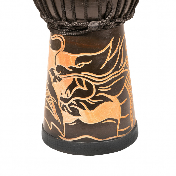 Toba Djembe Sculptata Dragon, 40 cm [2]