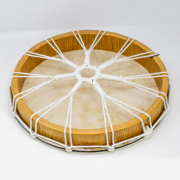 Toba Samanica de mana, 50 cm, piele de capra [4]