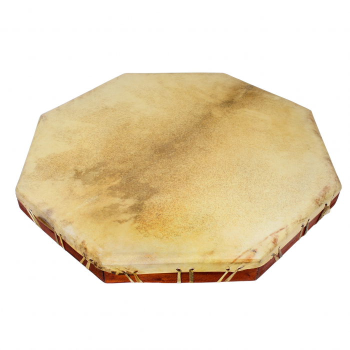 Toba samanica octagon, 40 cm, piele de capra [3]