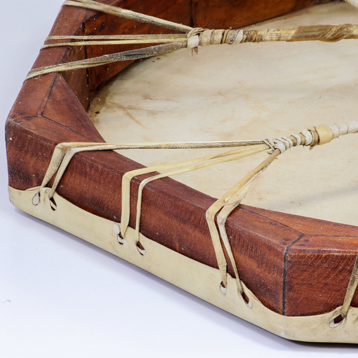 Toba samanica octagon, 40 cm, piele de capra [4]