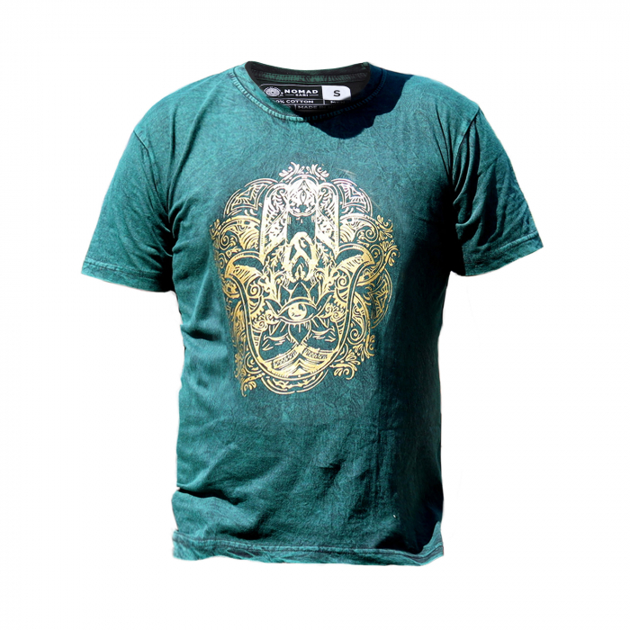 Tricou Unisex Hamsa, Verde [1]