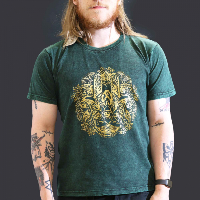 Tricou Unisex Hamsa, Verde [3]