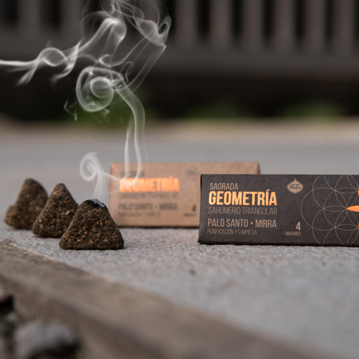 Set 4 Triunghiuri Fumigatie cu Mir si Palo Santo, Purificare si Armonie [3]