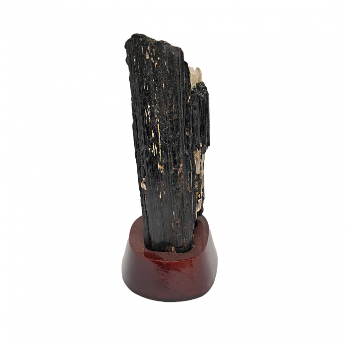 Turmalina Neagra pe suport din lemn, Model 1, 500-750 g [2]