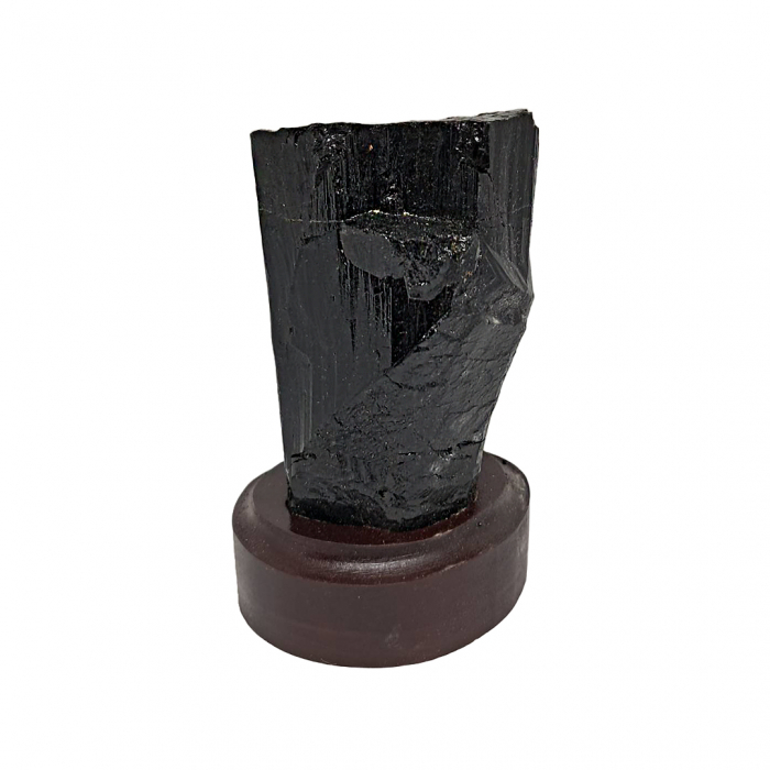 Turmalina Neagra pe suport din lemn, Model 2, 500-750 g [3]