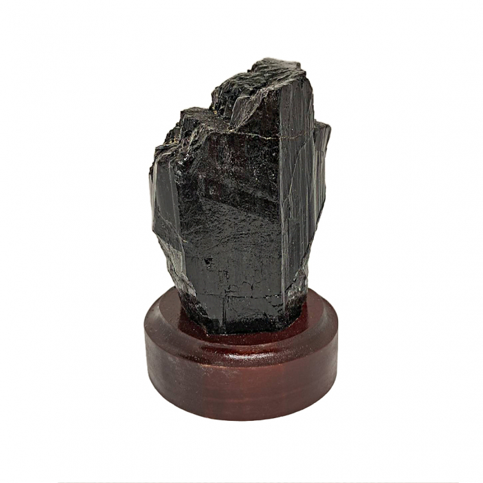 Turmalina Neagra pe suport din lemn, Model 2, 500-750 g [2]