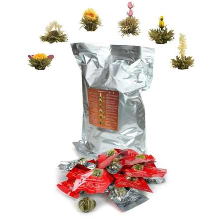 Blooming Tea/ Ceaiuri care infloresc - Ceai blooming ErblühTee ceai alb Pachet Bulk