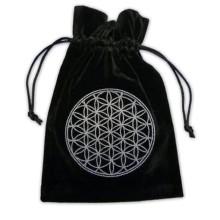 TAROT - Saculet Flower of Life pentru Carti de Tarot sau Oracol