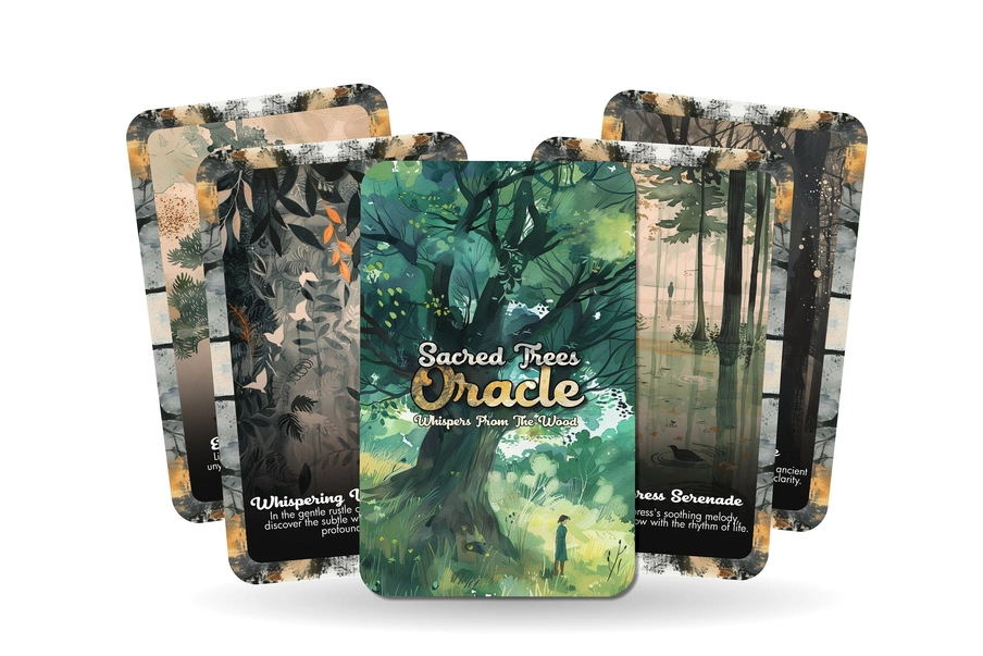 Carti tarot si oracol - Carti Oracol Copaci Sacri Soaptele Padurii