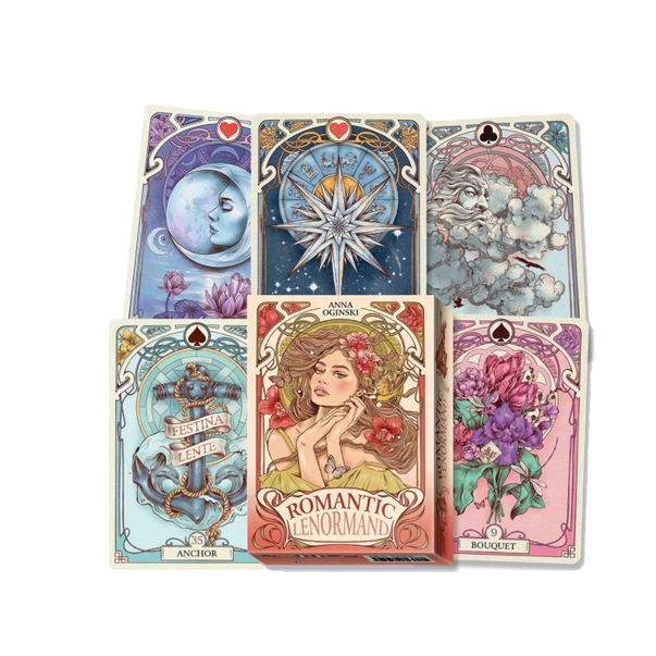 Set 37 Carti Oracol, Romantic Lenormand – Anna Oginski [1]