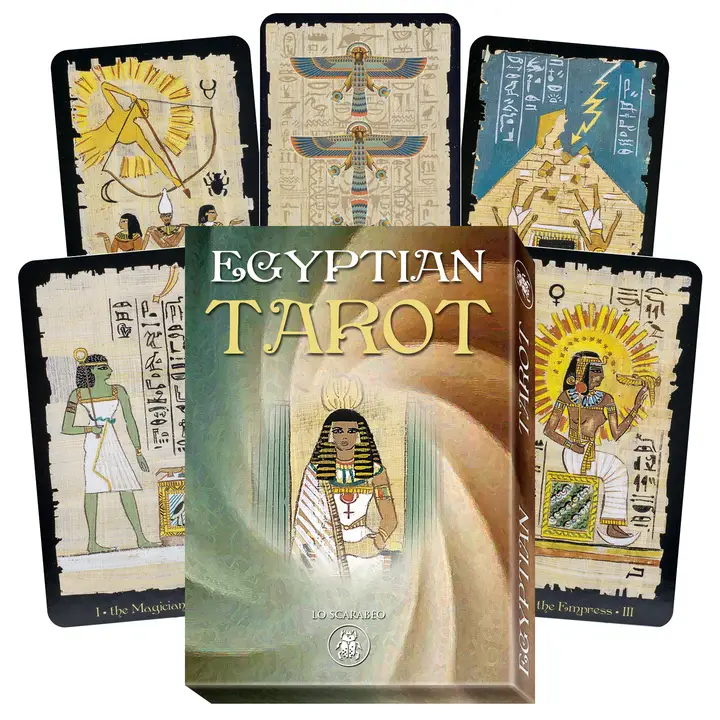 TAROT - Tarot Egiptean Arcanele Majore, Egyptian Tarot Grand Trumps, Lo Scarabeo