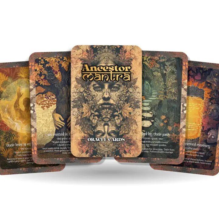 Carti tarot si oracol - Ancestor Mantra – Set Oracol Intelepciunea Stramosilor (22 Carti)