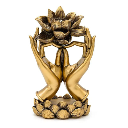 DECORATIUNI - Ornament Maini cu Lotus – puritate si transformare