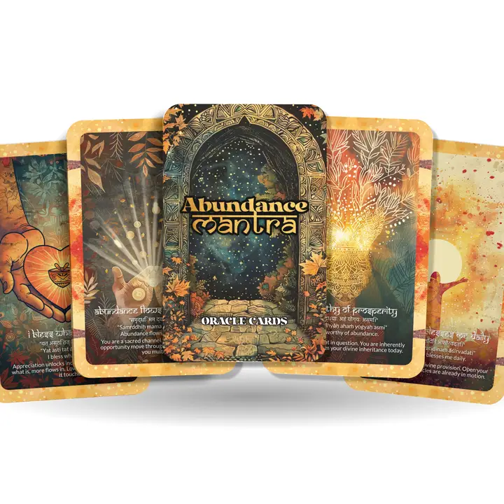 Carti tarot si oracol - Mantra Abundentei – Set Oracol Calea Prosperitatii – 22 Carti