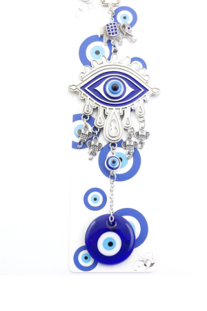 SPIRITUALITATE - Amuleta cu Ochiul Atotvazator si elefanti