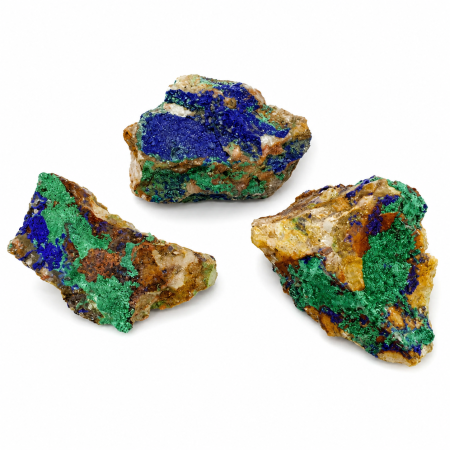 CRISTALE - Azurit cu Malachit Brut, 5-10 cm, Maroc