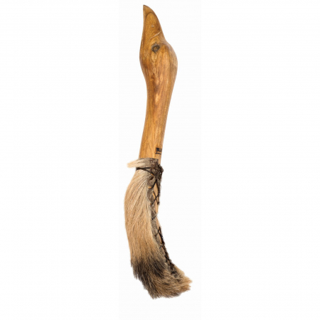 Tobe - Bat Samanic pentru Toba, Corbul Mongol, lemn sculptat