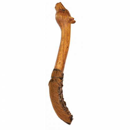 Tobe - Bat Samanic pentru Toba, Ursul Mongol, lemn sculptat