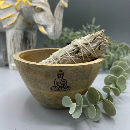 Boluri ritualice - Bol Ritualic "Buddha", lemn de mango