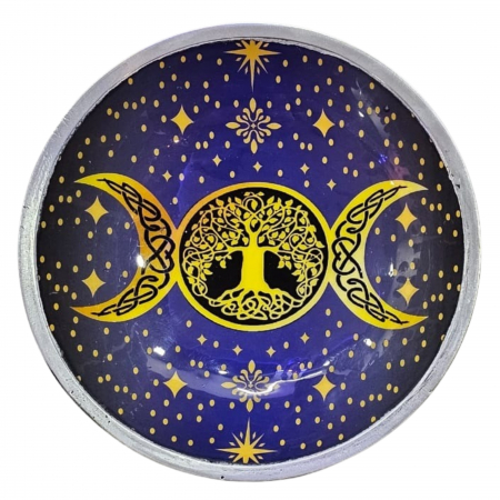 Boluri ritualice - Bol pentru ritualuri, Luna Tripla, 16x4 cm