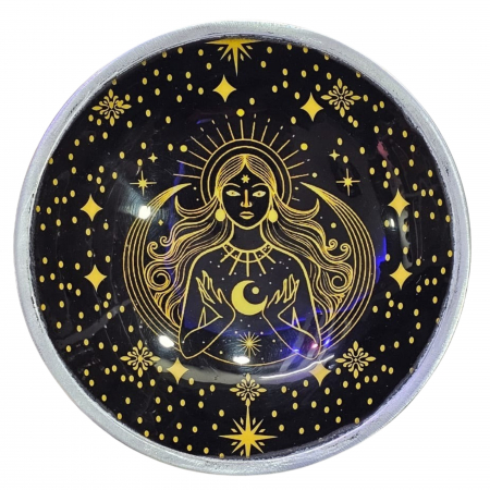 Boluri ritualice - Bol pentru ritualuri, Zeita Aurie, 16x4 cm