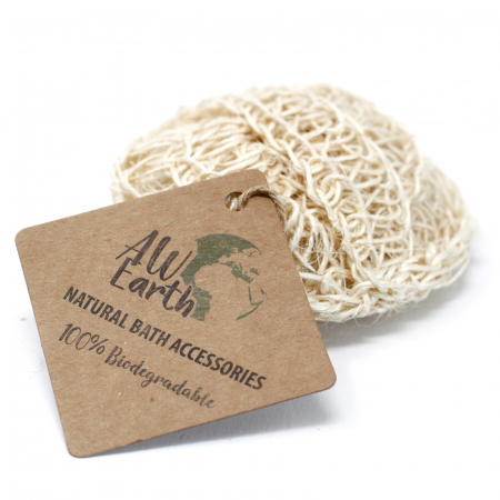 Accesorii baie - Burete rotund din Sisal pentru Exfoliere