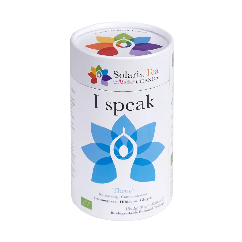 Ceaiuri artizanale - Ceai organic I Speak, Chakra Gâtului (Vishuddha)
