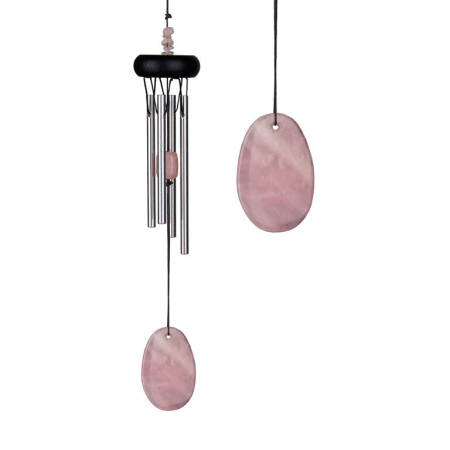 Clopotei de vant/ Wind chimes - Clopotel de vant Chime din Pietre Pretioase – Cuart Roz