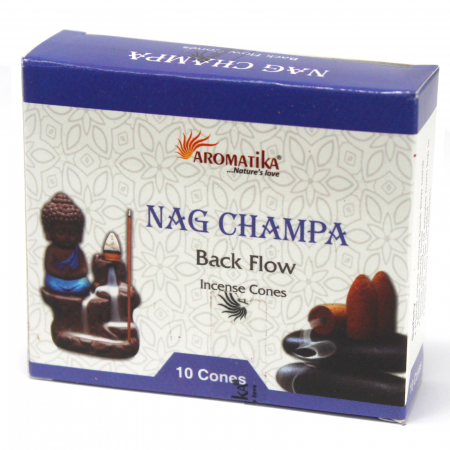 Conuri parfumate - Conuri Parfumate Backflow, Nag Champa, 10 buc
