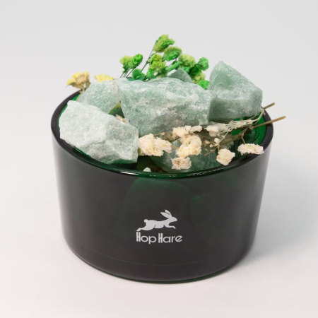 AROMATERAPIE - Cristale Difuzante Hop Hare cu Aventurin Verde si Flori Uscate, Magicianul
