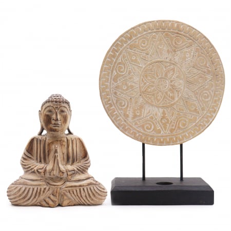 Buddha - Set Decoratiune Buddha Feng Shui, Mandala Clasic