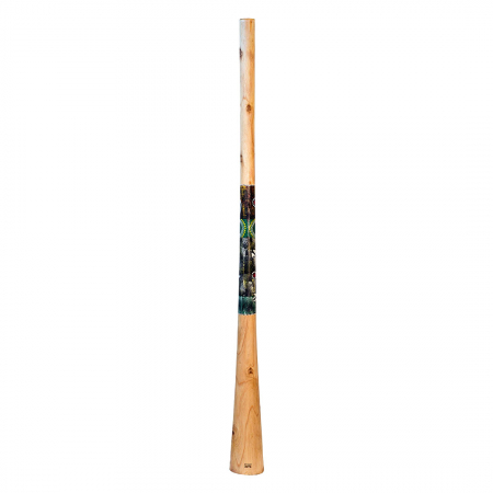 Diverse - Didgeridoo din lemn de tec, Instrument Muzical Traditional, 1.3m
