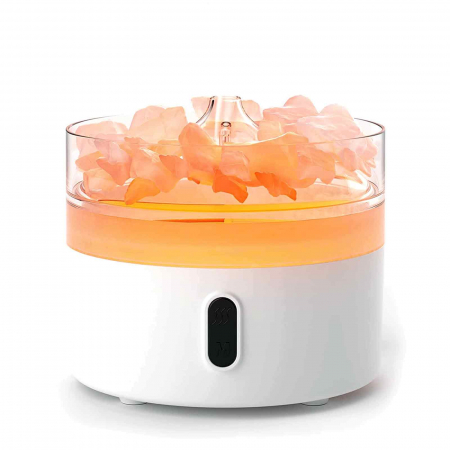Difuzoare aromaterapie - Difuzor Aromaterapie cu Sare de Himalaya - Lumina de Noapte