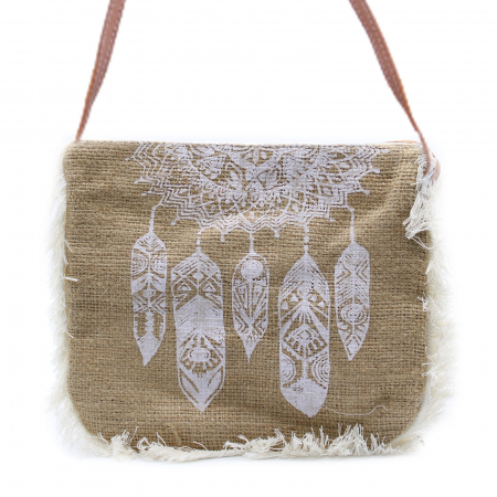 Cadouri pentru Femei - Geanta cu Franjuri - Prinzator de Vise (Dreamcatcher)