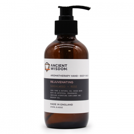 Geluri si creme de dus - Gel de Dus si Maini, Trandafir si Santal, 250ml