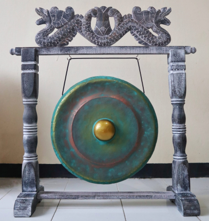 Gong cu suport, verde, 50 cm [2]